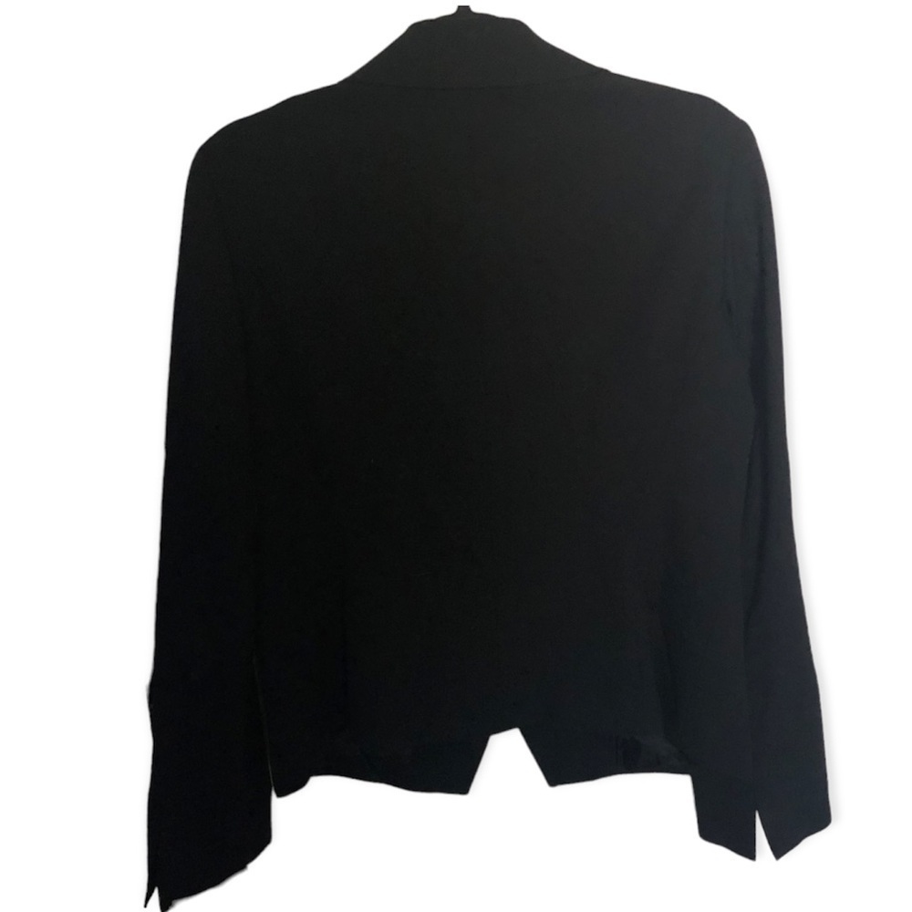 Lafayette 148 Wool Blend Blazer Jacket Black - Picture 4 of 7